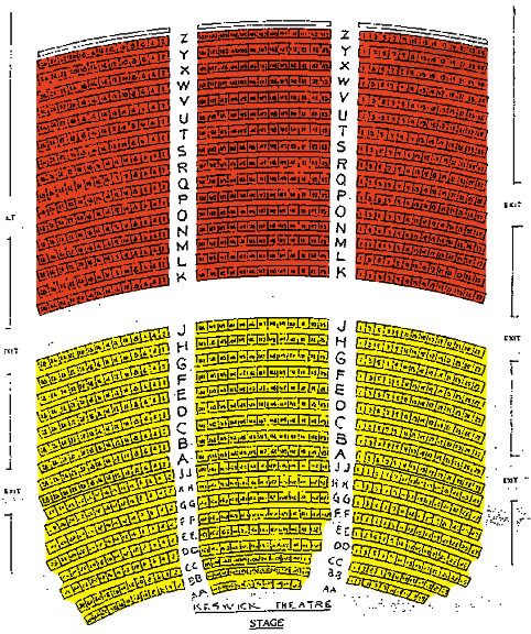 Theatre Seating Chart