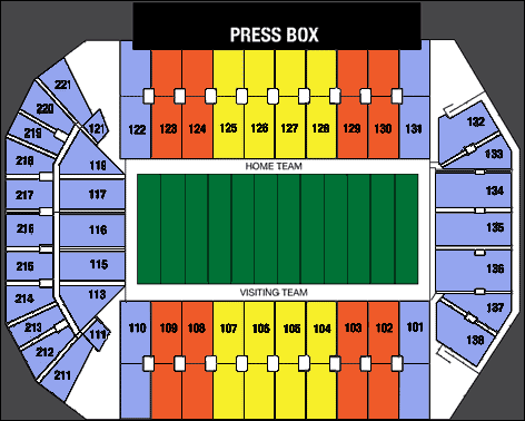 Kinnick Stadium Rows Seating Chart