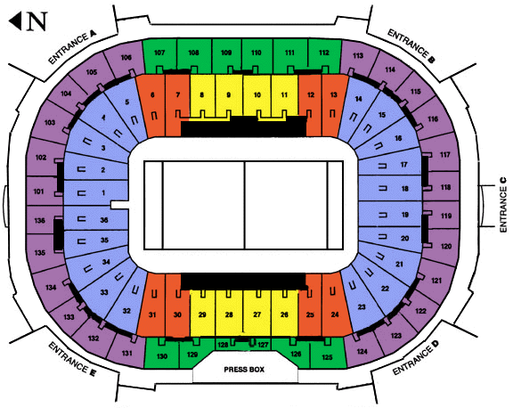 Noter Dame Stadium Seating Chart